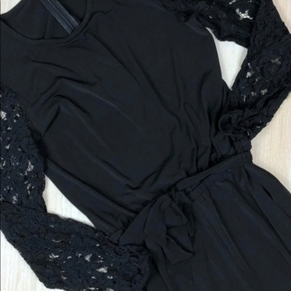Michael Kors Black Jumpsuit Sz L 12-14